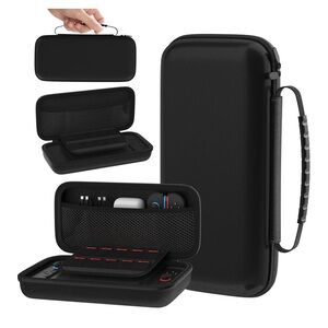 Black Carrying Case for Nintendo Switch 2 Durable Hard Shell Protective Case